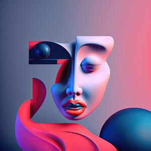 Abstract 3d Portraits 6