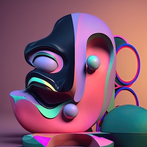Abstract 3d Portraits 9