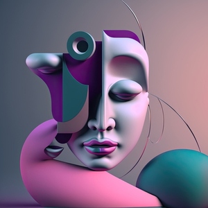 Abstract 3d Portraits 13