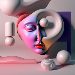 Abstract 3d Portraits 16