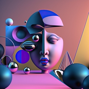 Abstract 3d Portraits 15