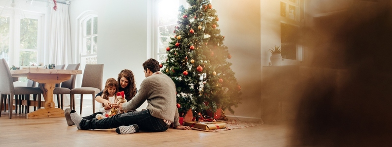 Christmas or Xmas family during festive season