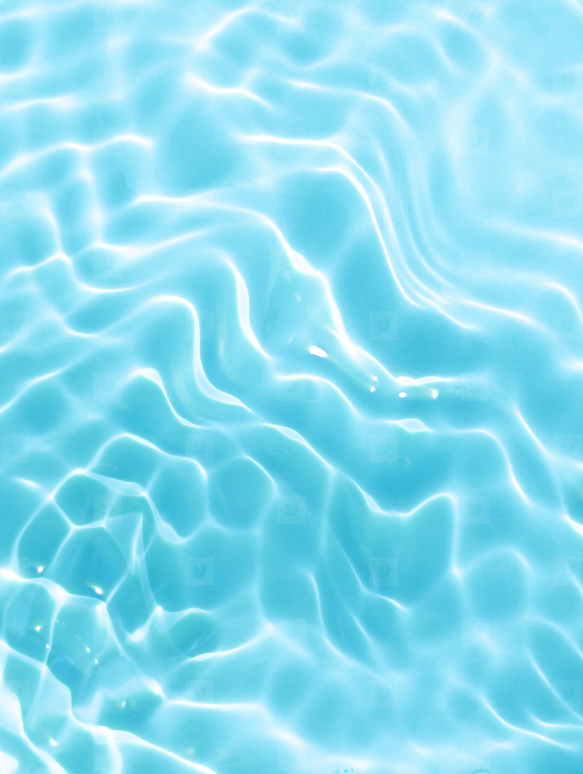 Realistic natural water wave overlay for background  blurred tra