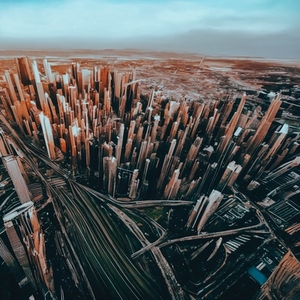 Drone City View 9