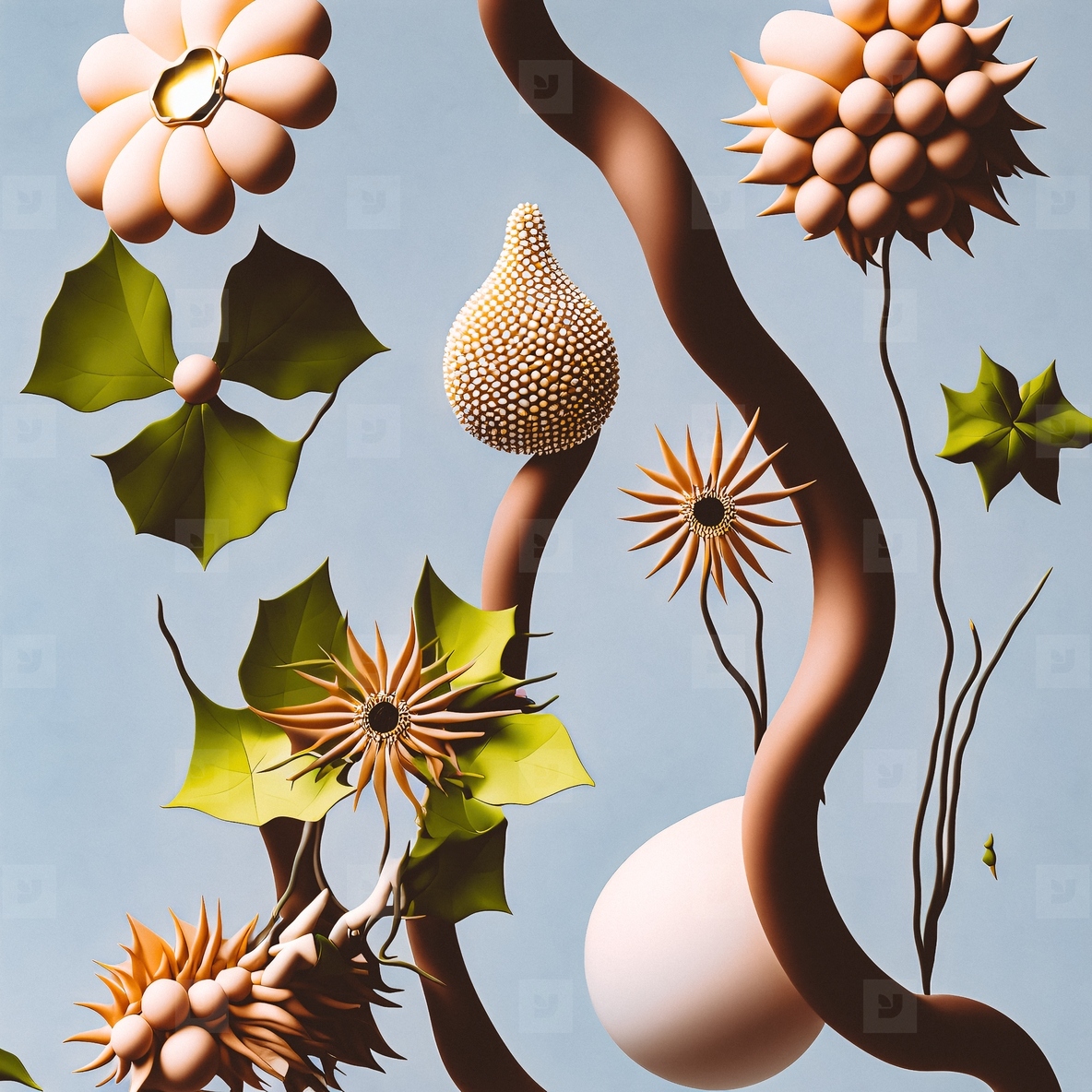 3D Botanicals 24