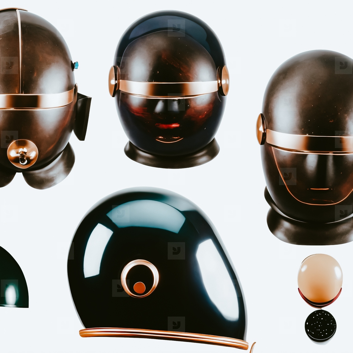 Abstract Space Helmet 12