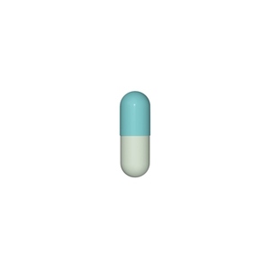 Medicine capsule on white background  3d render  3d illustration