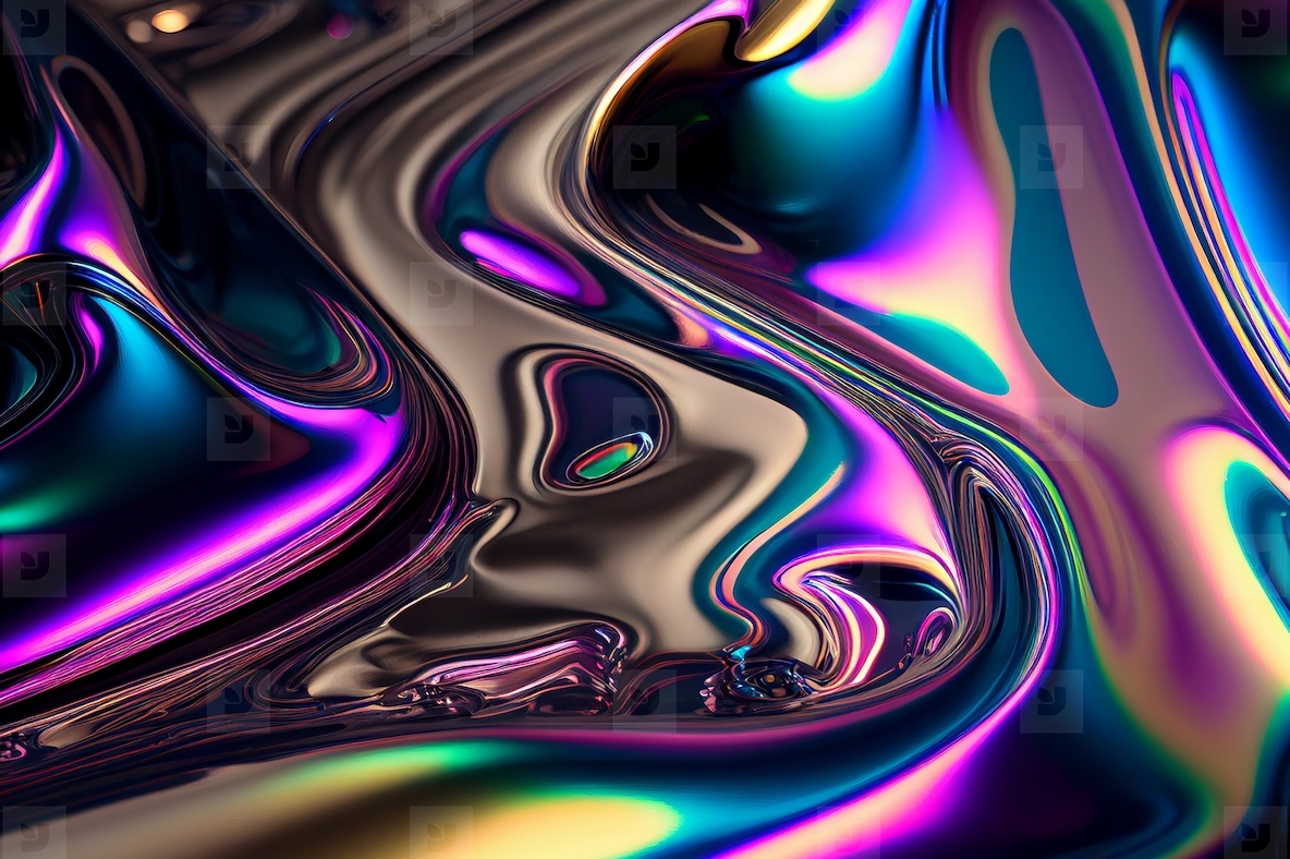 iridescent fluid metallic liquid stock photo (270374) - YouWorkForThem