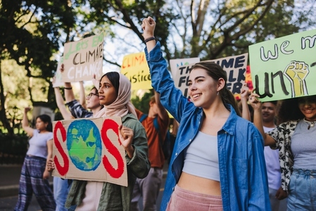 Generation Z standing up against climate change