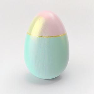 pastel painted easter egg