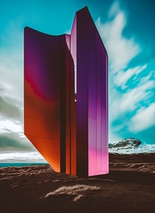 Colorful Brutalist Structures 4