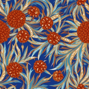 Floral Tapestry Background 43