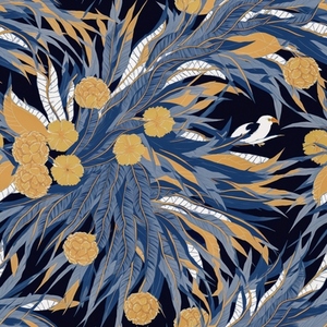 Floral Tapestry Background 13