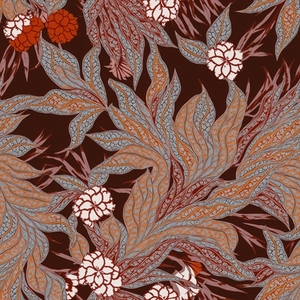 Floral Tapestry Background 10