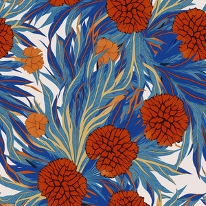 Floral Tapestry Background 2