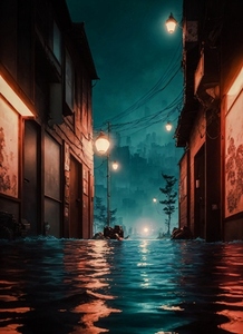 Dystopian City Flood 6