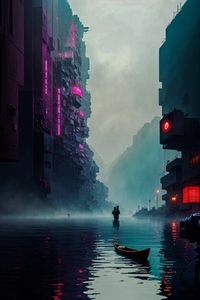 Dystopian City Flood 4