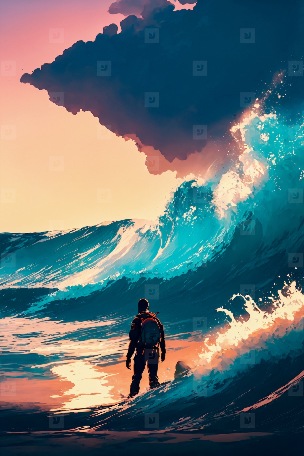 Tidal Waves 27 stock photo (275290) - YouWorkForThem