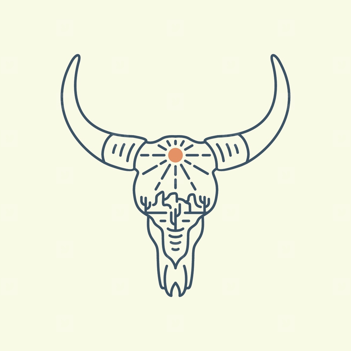 Bull Skull Drawing - How To Draw A Bull Skull Step By Step