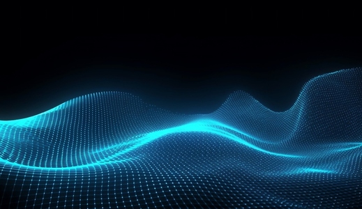 Abstract wave screen background