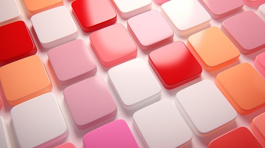 colorful isometric squares 13