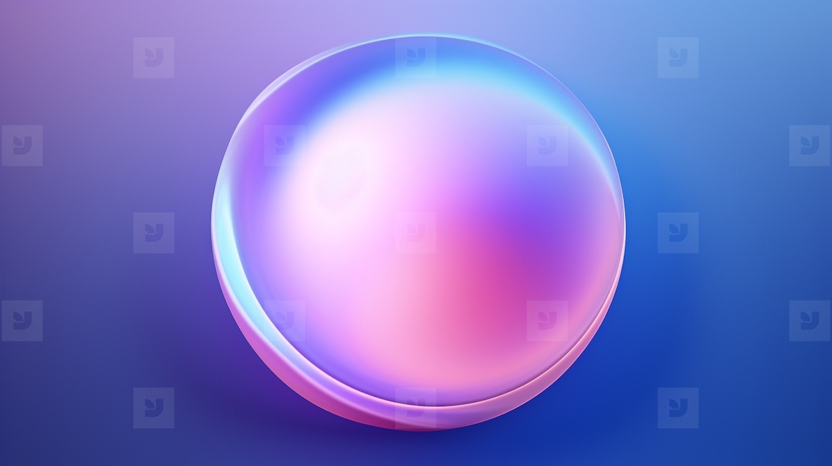 bright colored sphere