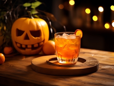 Halloween cocktail drink party