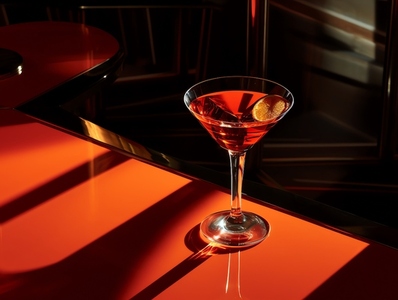 Classic cocktail in nightclub