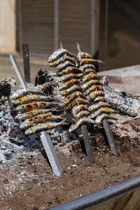 Traditional Spanish food grilled