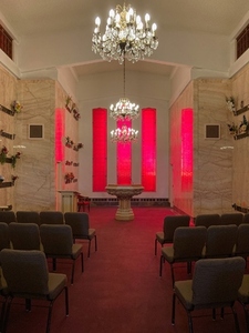 Funeral home chapel