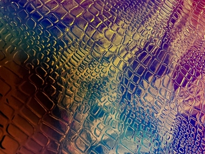 Holographic leather texture