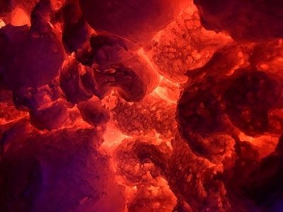 Abstract hot lava background tex