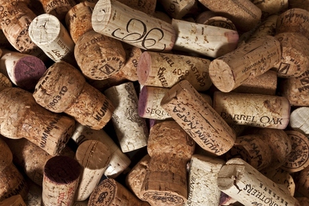 Collection of wine bottle corks