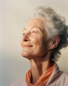 Portrait of senior female