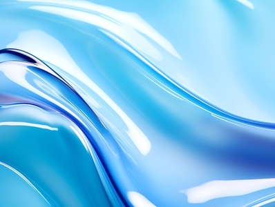 Abstract of blue aqua liquid