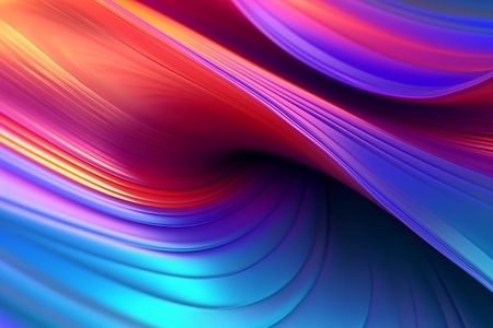 Multi colored wavy abstract background