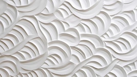 Decorative white pattern background