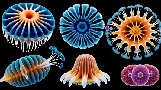 Abstract Aquatic Life Forms 34
