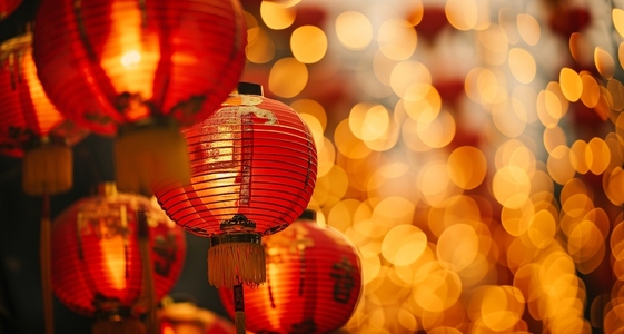 Happy chinese new year lantern