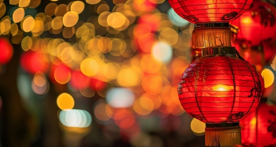 Happy chinese new year lantern