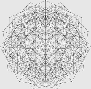 Complex Grid with Spheres
