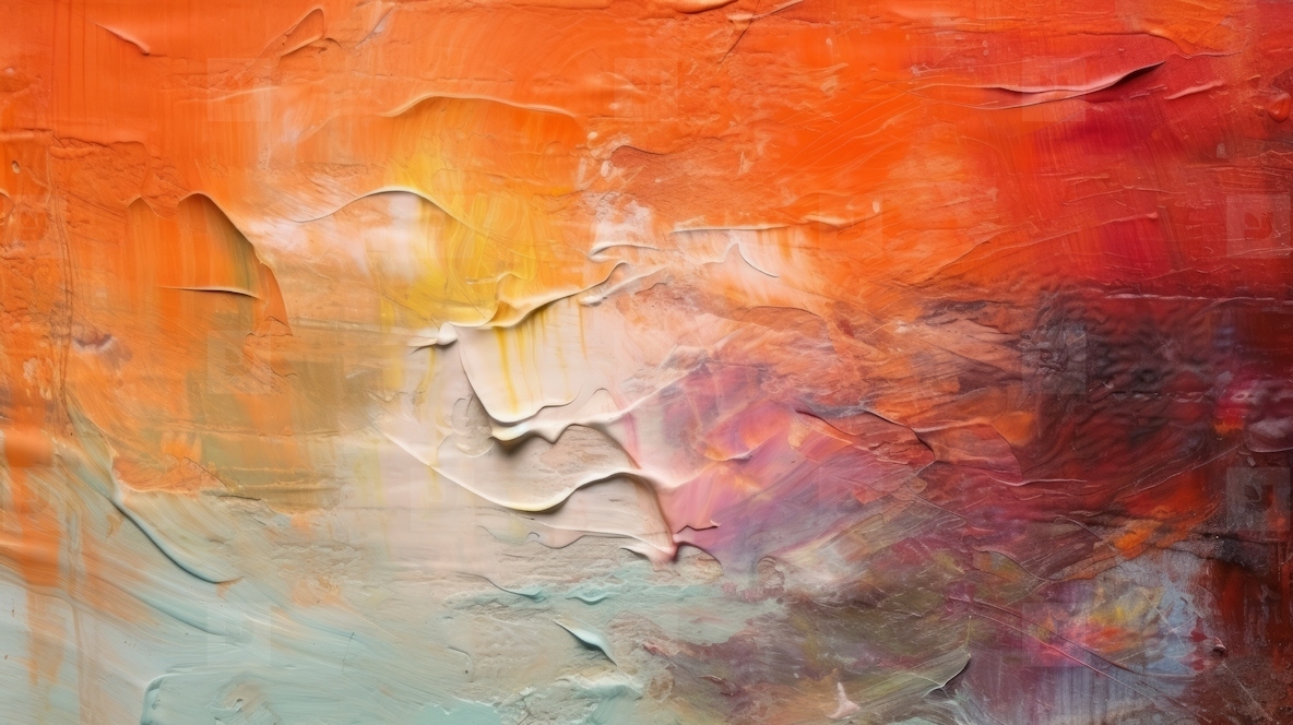 Decorative oil paint texture