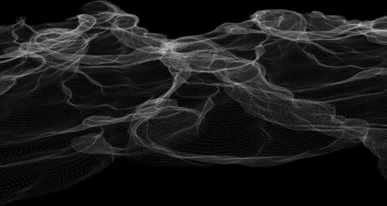Wireframe Waves 03