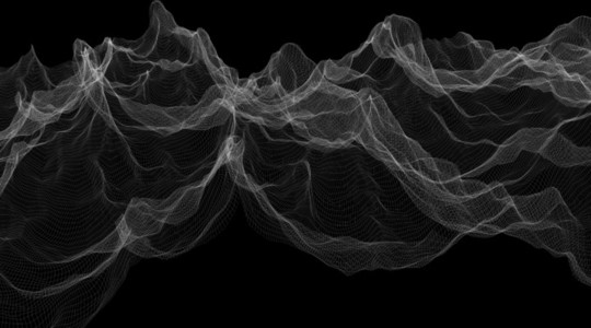 Wireframe Waves 04