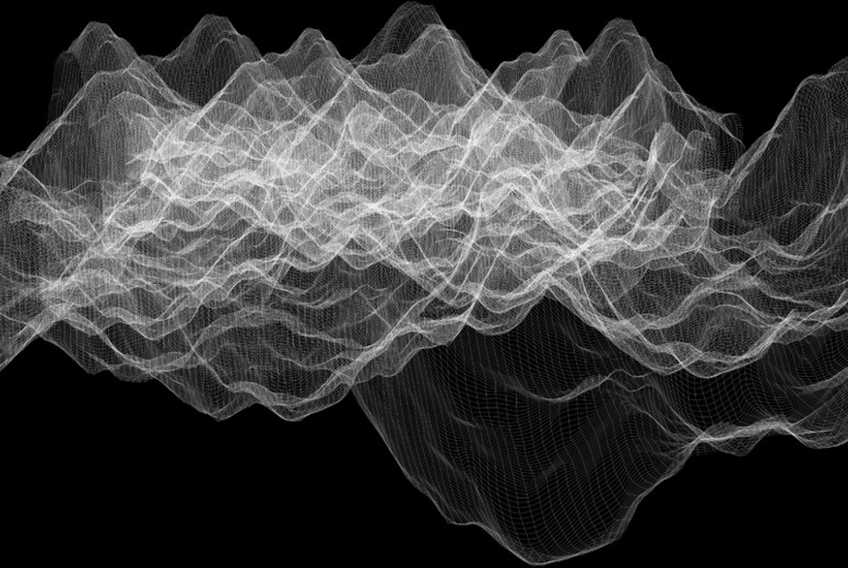 Wireframe Waves 06