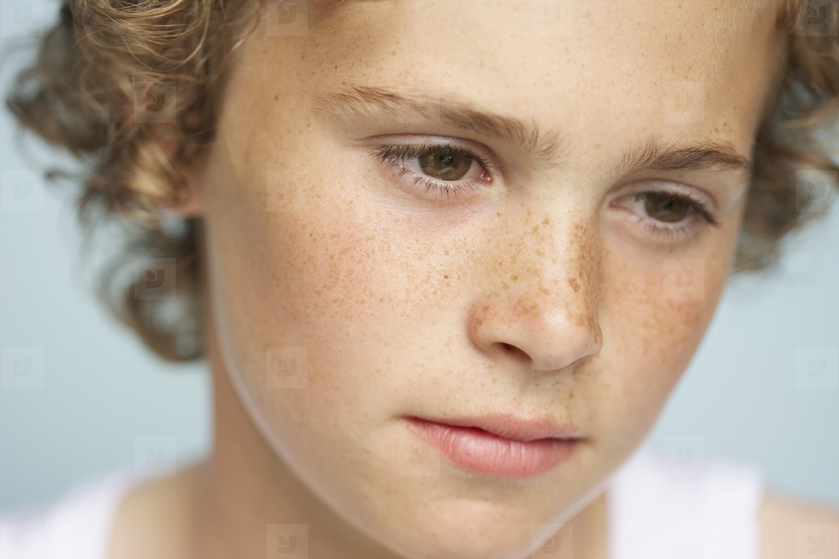 Close up view of Blond Boy