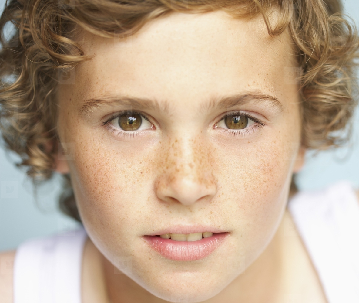 Close up view of Blond Boy