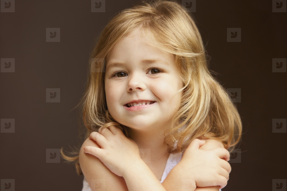 Portrait of Young Girl Smiling