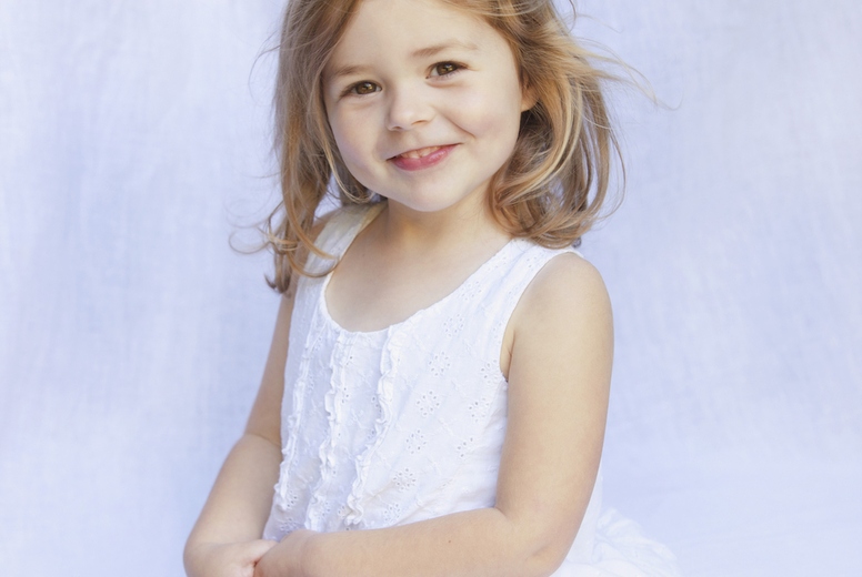 Portrait of Young Girl Smiling