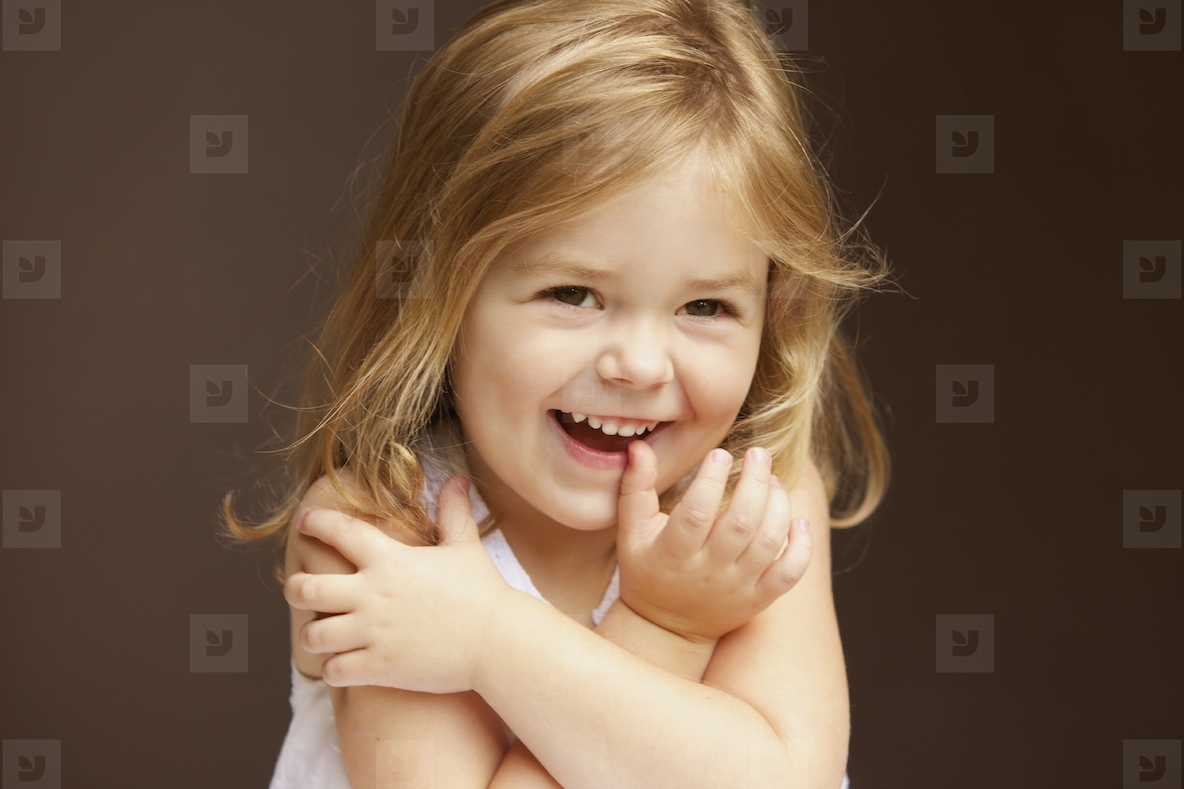 Portrait of Young Girl Smiling